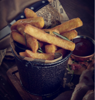 Silver Galvanised Hammered Steel Bucket